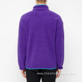 Pullover Sherpa Fleece Jackets Wholesale Custom